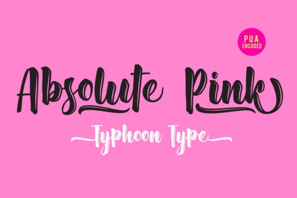 Absolute Pink Font for Web Design