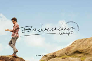 Badrudin: A Handwritten Font for Elegant Design