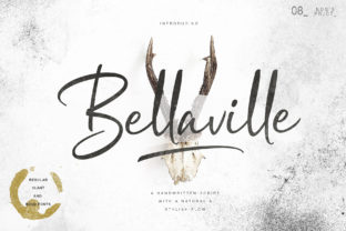 Bellavile Font: Elegant Script for Editorial Design