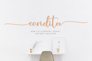 Condita: A Romantic Typeface for Web Design