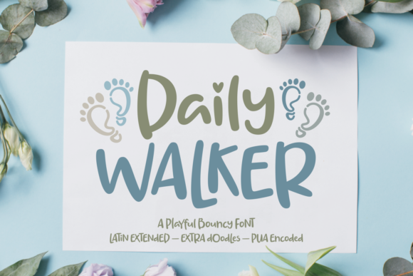 Daily Walker Font for Editorial Design