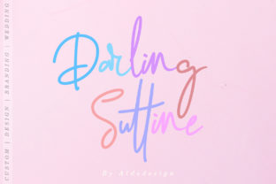 Darling Suttine: A Classy Script Font