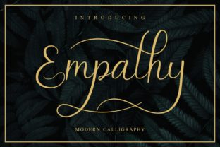 Empathy Font: A Classy Script for Web Design
