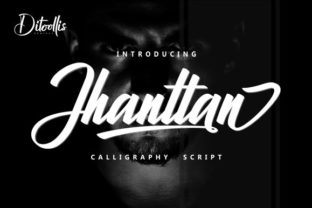 Jhanttan: A Bold Calligraphy Font