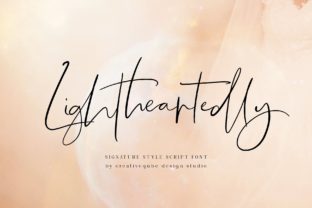 Lightheartedly: A Classy Script Font