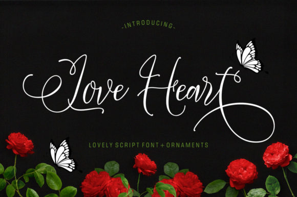 Love Heart Font Review