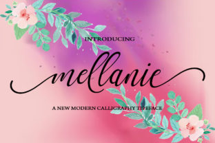Mellanie: A Script Font for Creative Projects