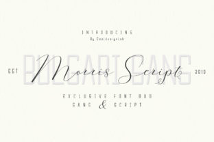 Morris Duo: A Bold Font for Creative Projects