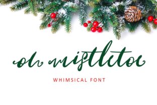 Oh Mistletoe: A Festive Font for Web Design