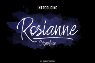 Rosianne: A Bold Handwritten Font