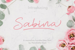 Sabina: A Script Font for Real-World Design