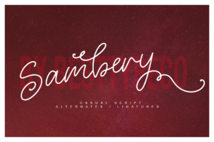Sambery: A Handmade Calligraphy Font