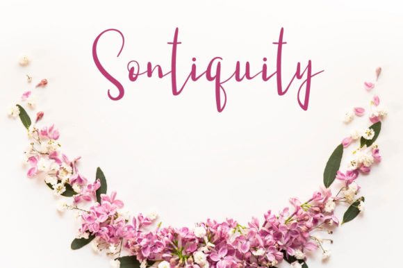 Sontiquity: A Handwritten Font for Creative Makers