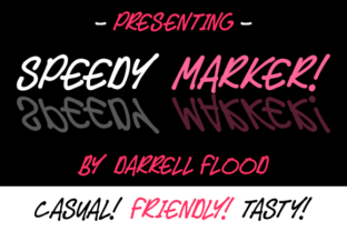 Speedy Marker: A Bold, Casual Font for Creative Projects