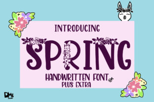 Spring: A Floral Font for Creative Projects