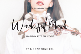Wonderful March Font Review