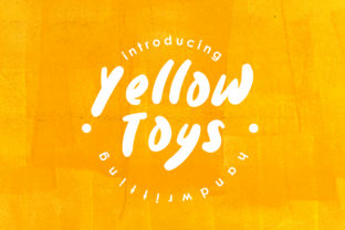 Yellow Toys Font for Business Branding